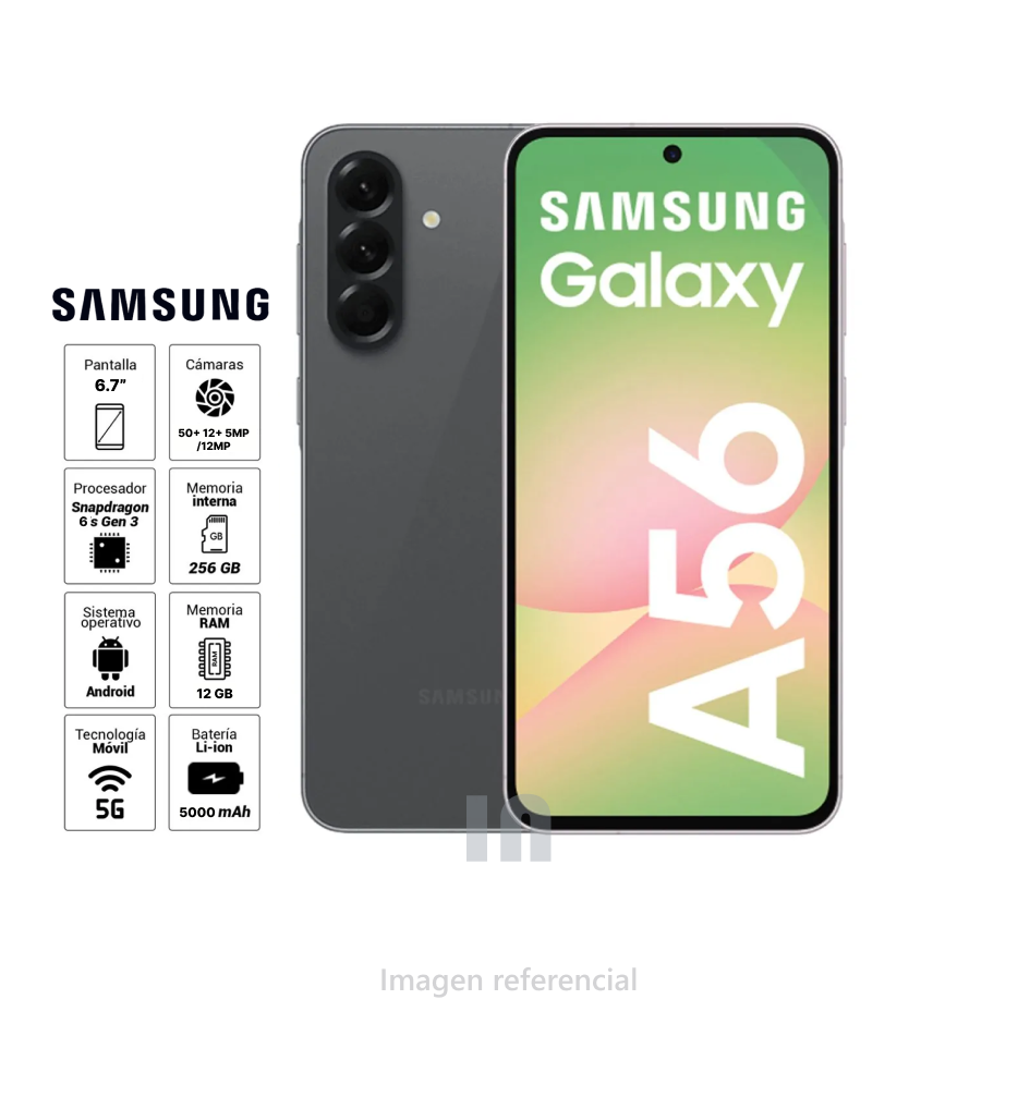 SAMSUNG GALAXY A56 5G SM-A566E/DS 12GB RAM, 256GB ROM. 