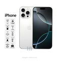 iPhone 16 Pro Max 5G 512GB, 8GB RAM, cámara principal 48MP + 48MP + 12MP, frontal 12MP, 6.9", White Titanium.