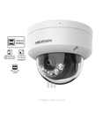 Camara de seguridad Domo IP 4Mpx Smart Hybrid Light 2.8mm Con Audio | HK-DS2CD1143G2-LIU.