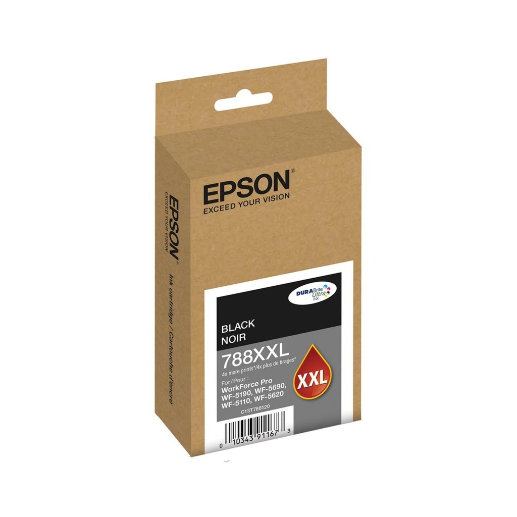 CARTUCHO DE TINTA COLOR NEGRO, EXTRA ALTA CAPACIDAD, EPSON 748XXL120.