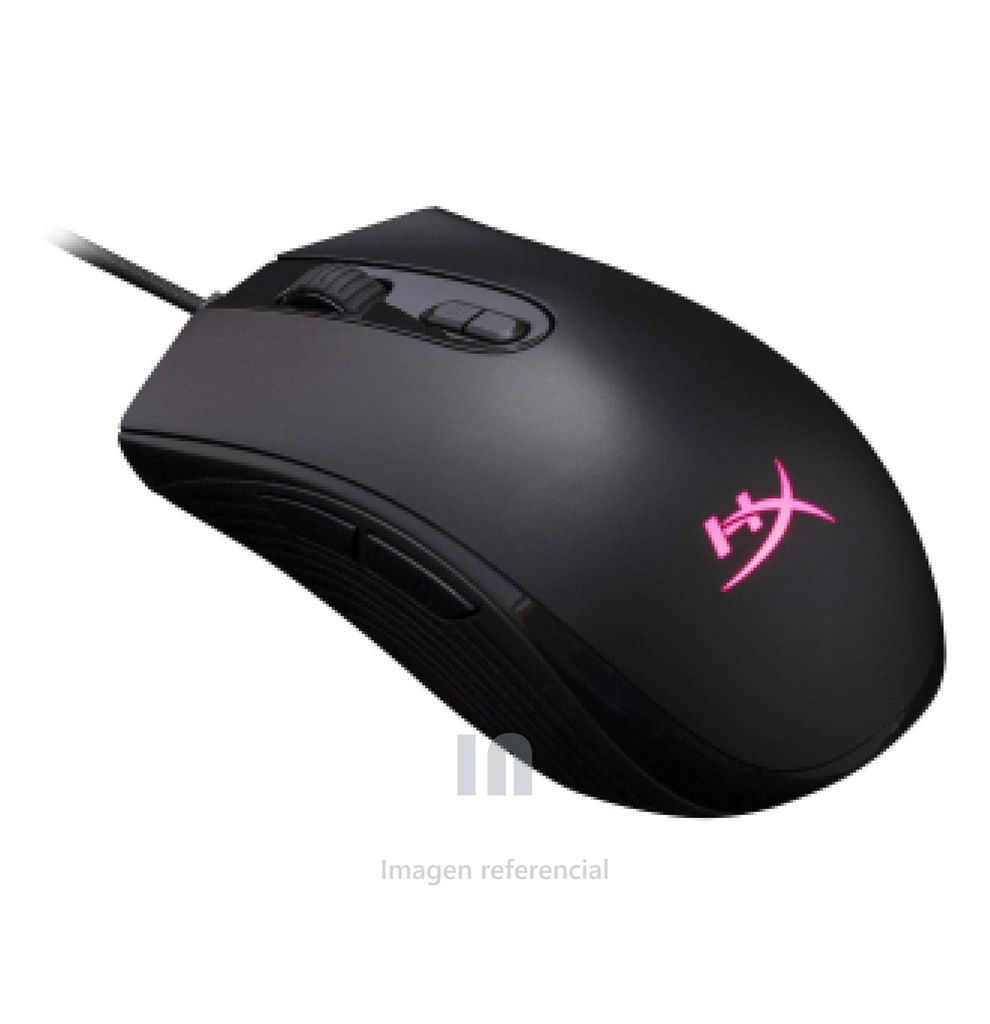 Mouse Gamer Kingston HyperX Pulsefire Core — 6200 DPI, 7 Botones Programables, Sensor Pixart 3327