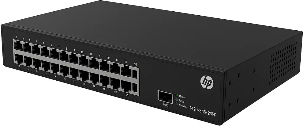 Switch HP 1420-24G-2SFP Negro