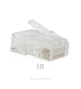 CONECTOR PLUG SATRA RJ-45 CAT 5, 24AWG, 26AWG UL 94V-02.