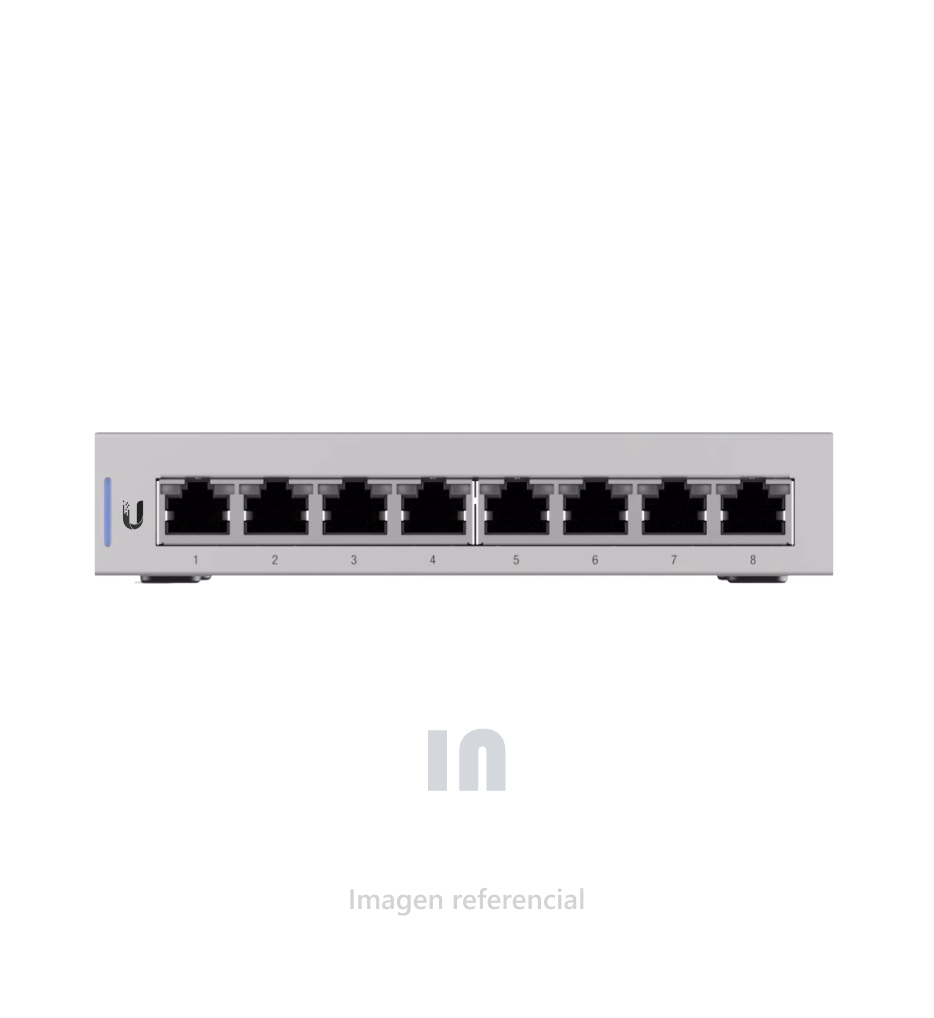 UniFi Switch US-8-60W Ubiquiti 8 Puertos POE 60W, 08 Puertos