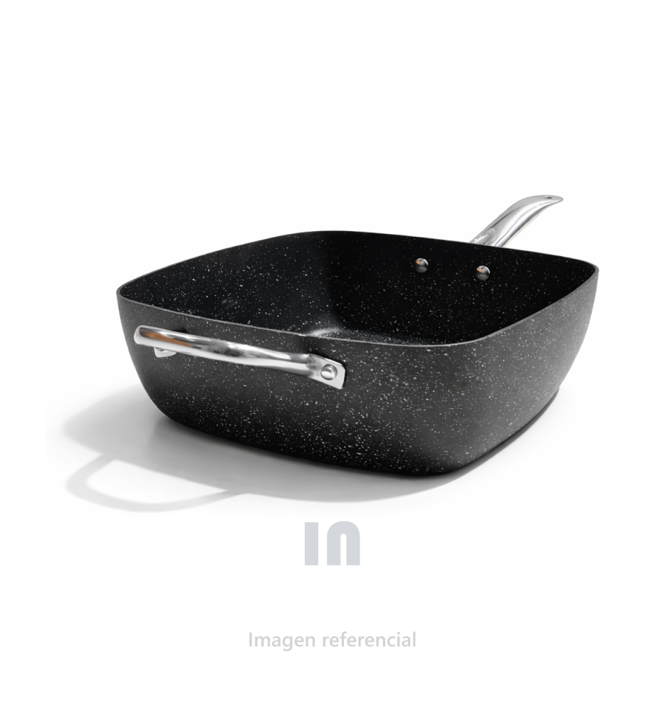 Sartén Cuadrada Freidora Antiadherente 4 Pzas