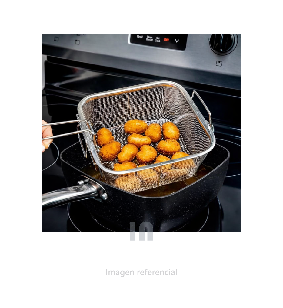 Sartén Cuadrada Freidora Antiadherente 4 Pzas