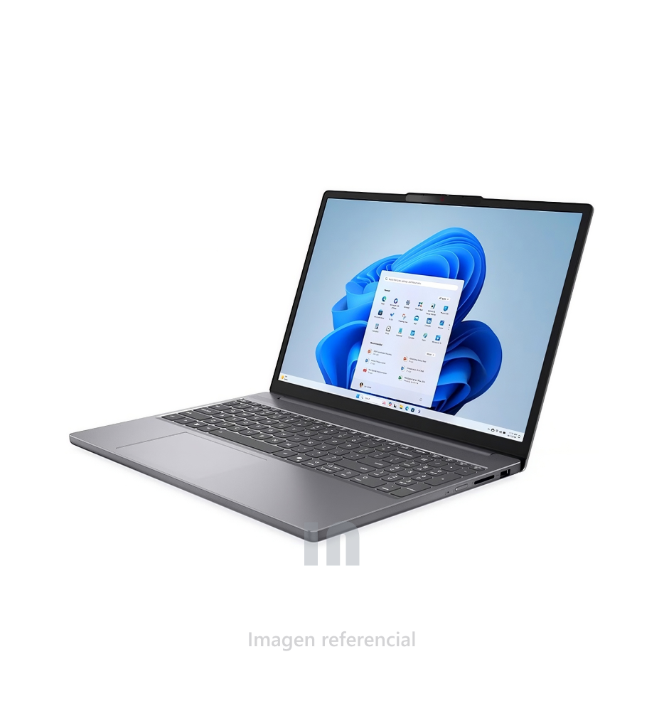 Laptop Lenovo Core I5-13420h Ideapad Slim 3 (83K100KELM) Pantalla 15.3", Ram 8gb, Ssd 512gb, S/sistema, batería de 3 celdas. 