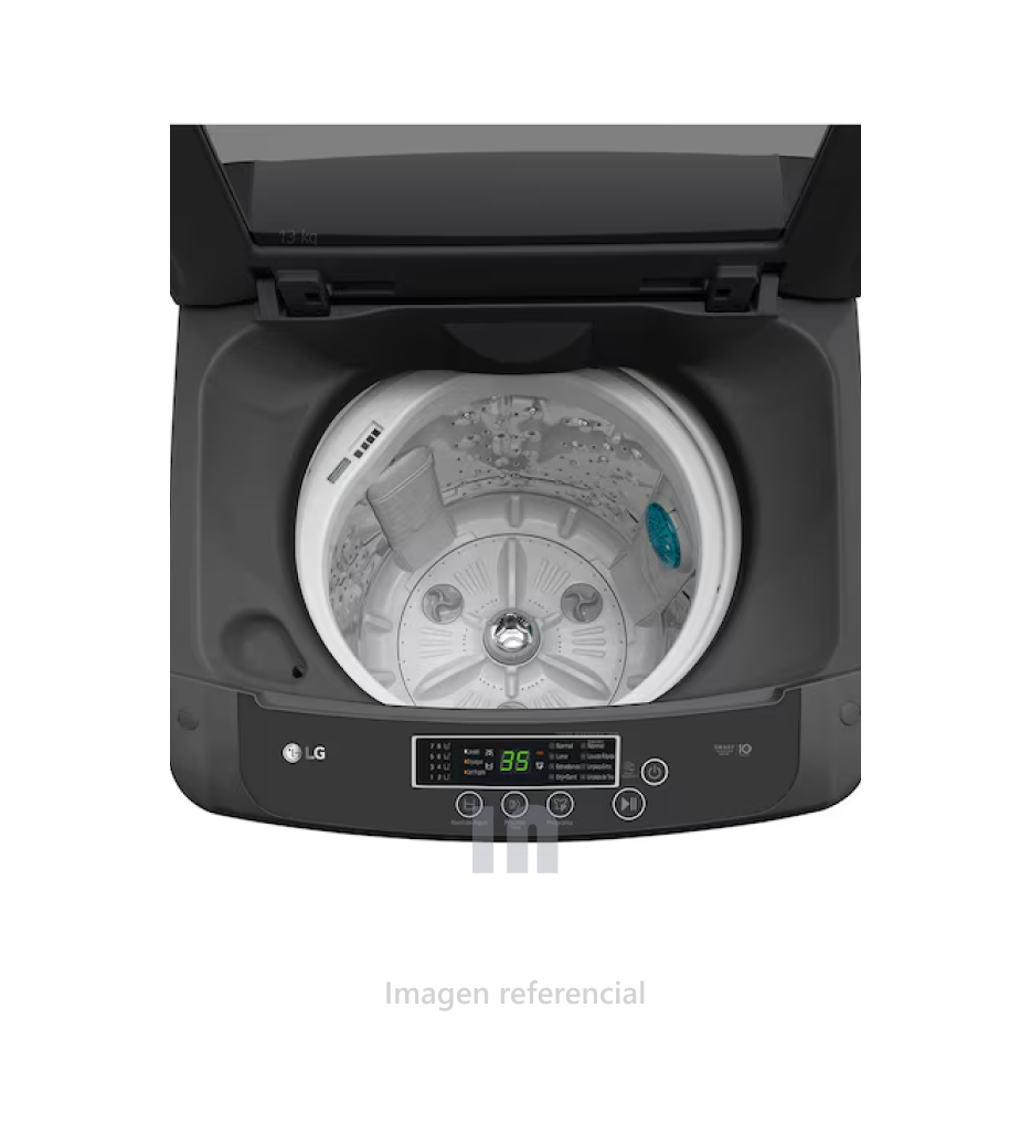 Lavadora LG de 13 kg WT13BPBK carga superior Smart Inverter con TurboDrum™, negro 