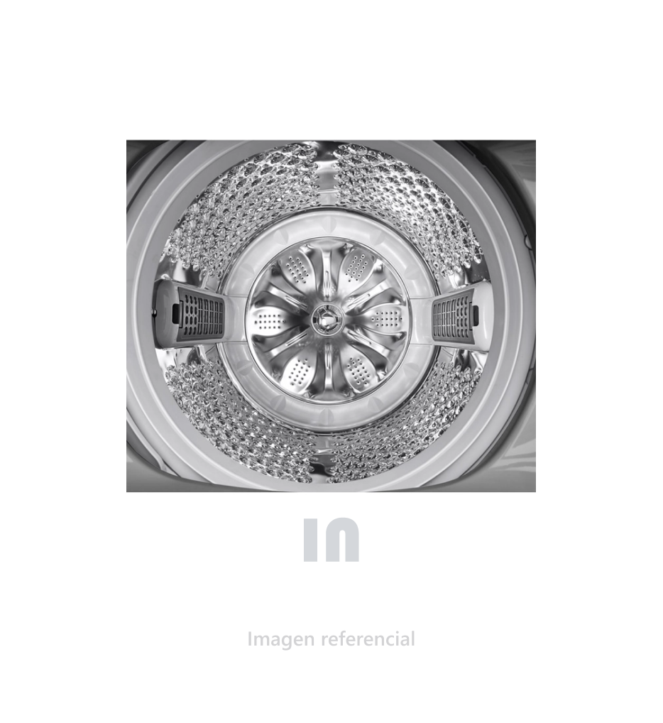 Lavadora Automática LG WT21VV6 21K Gris