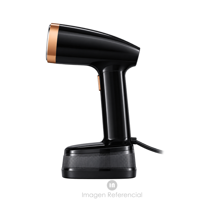 Vaporizador Oster GCSTFS300 de Mano Plegable Negro/Cobre de 1200W con Tanque de 200 ml y Calentamiento Rápido