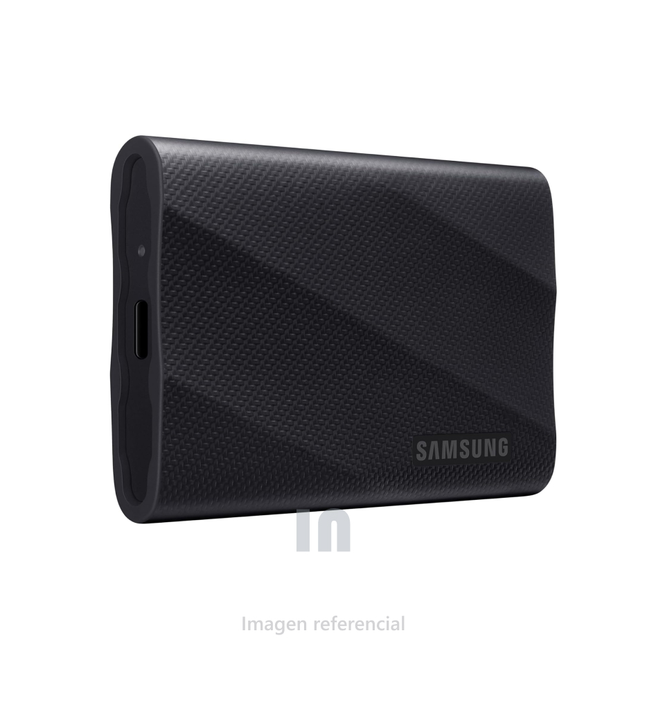 Unidad de Estado Solido Externo Samsung SSD T9 USB 3.2 Gen 2x2, 1TB, Portátil, Color Negro.