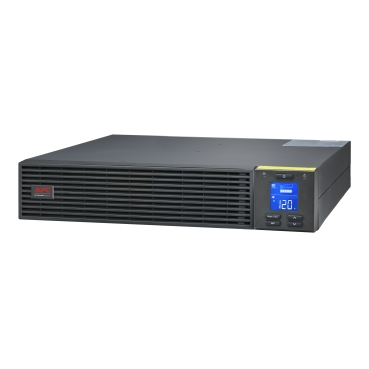 UPS para montaje en rack de 2U de onda sinusoidal pura en línea de doble conversión de 1000 VA/800W, Amplio Tiempo de Autonomía: 23.7 minutos a plena carga (800W) y 52 minutos a media carga (400W), negro.