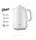 Hervidor Eléctrico Oster 1.7 Litros BVSTKT4177K, potencia 1850W, blanco.