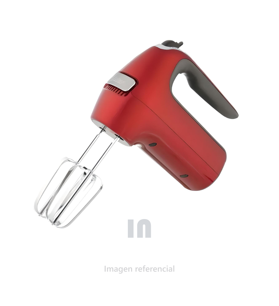Batidora de Mano Oster FPSTHM360R053, 6 Velocidades, 320W, Rojo