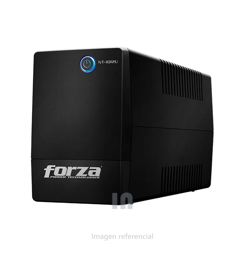 UPS FORZA 1000VA NT-1012U 500W 32MIN, 6 tomas 6x nema 5-15R 220v, negro.