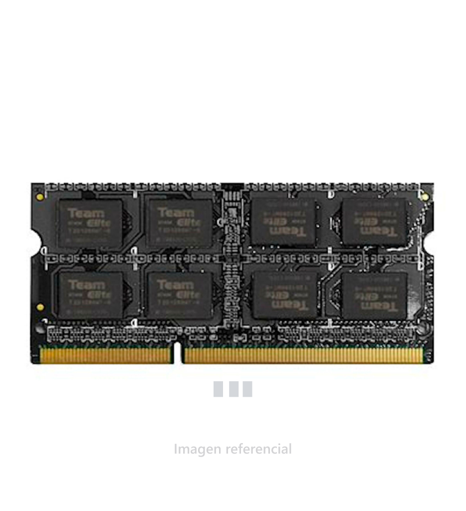 Memoria TG Elite SODIMM DDR3 4GB DDR3-1600 MHz, CL-11, 1.35V.