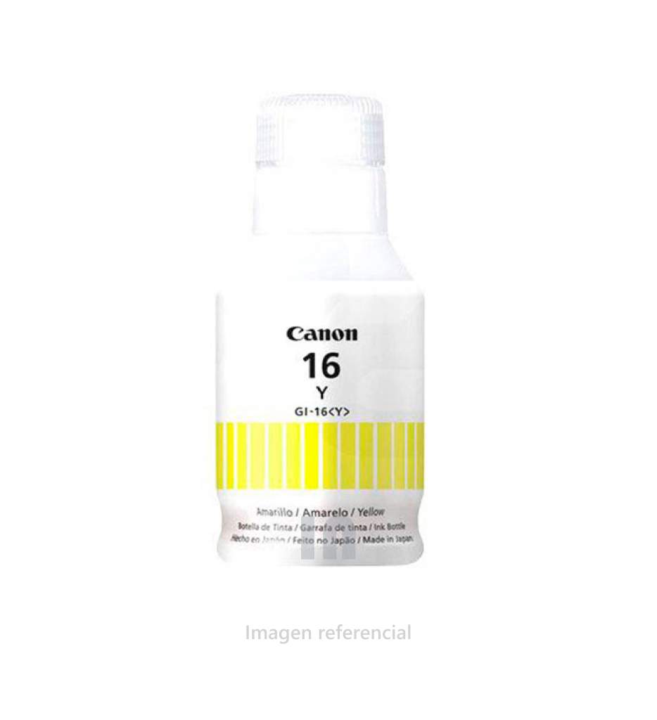 Tinta canon gi-16y yellow p/gx6010/gx7010.