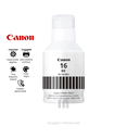 Botella Tinta Canon GI-16BK Negro para Maxifi GX6010 GX7010.