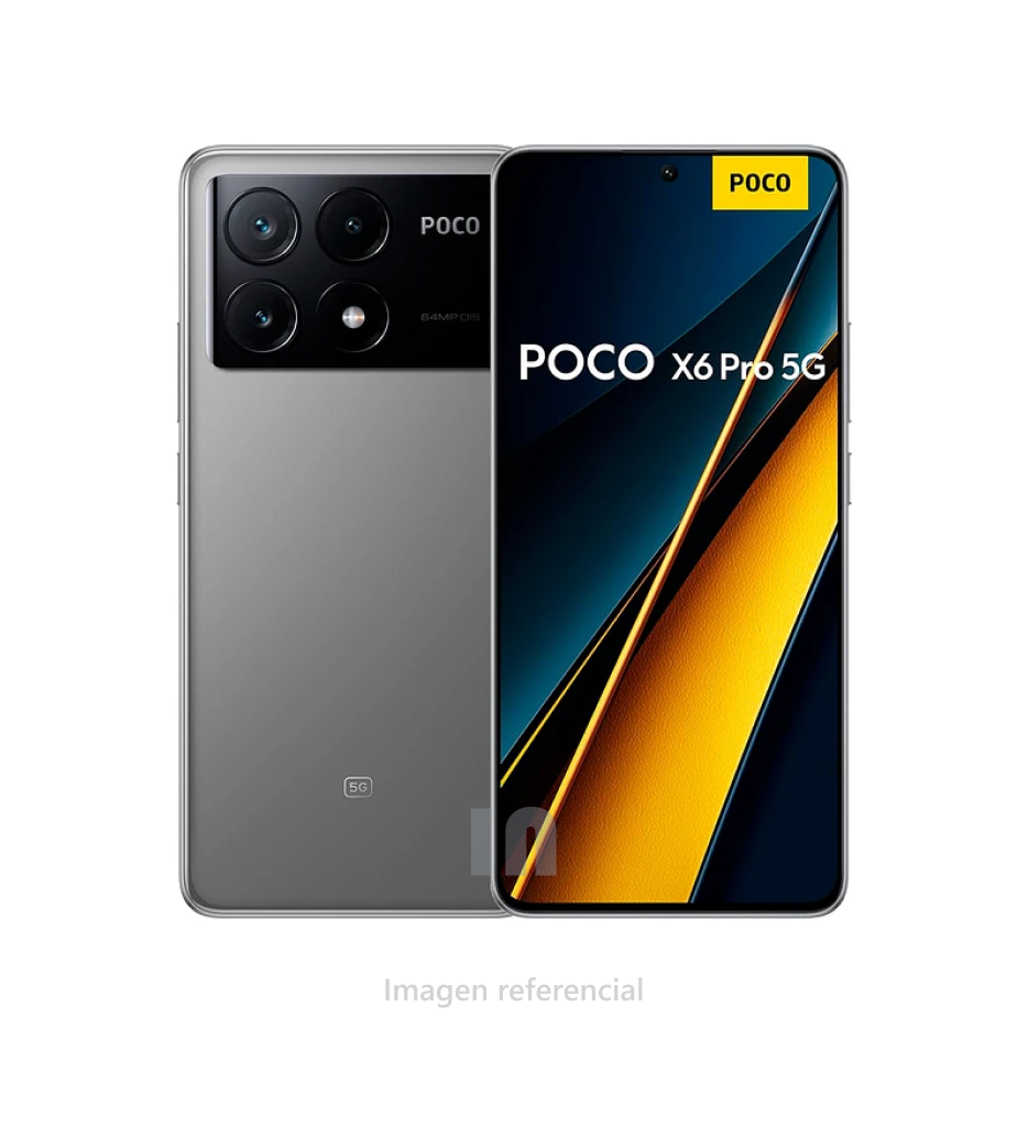 Smartphone Xiaomi poco x6 pro 8gb ram 256gb rom, cámara posterior 64mp