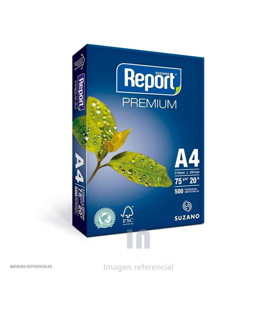 Millar de Papel bond report de 75GR, A4 210MM X 297MM