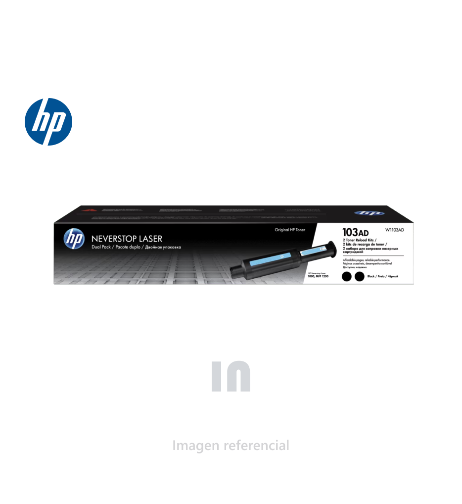 Tóner HP 1103A Negro Original Laser.