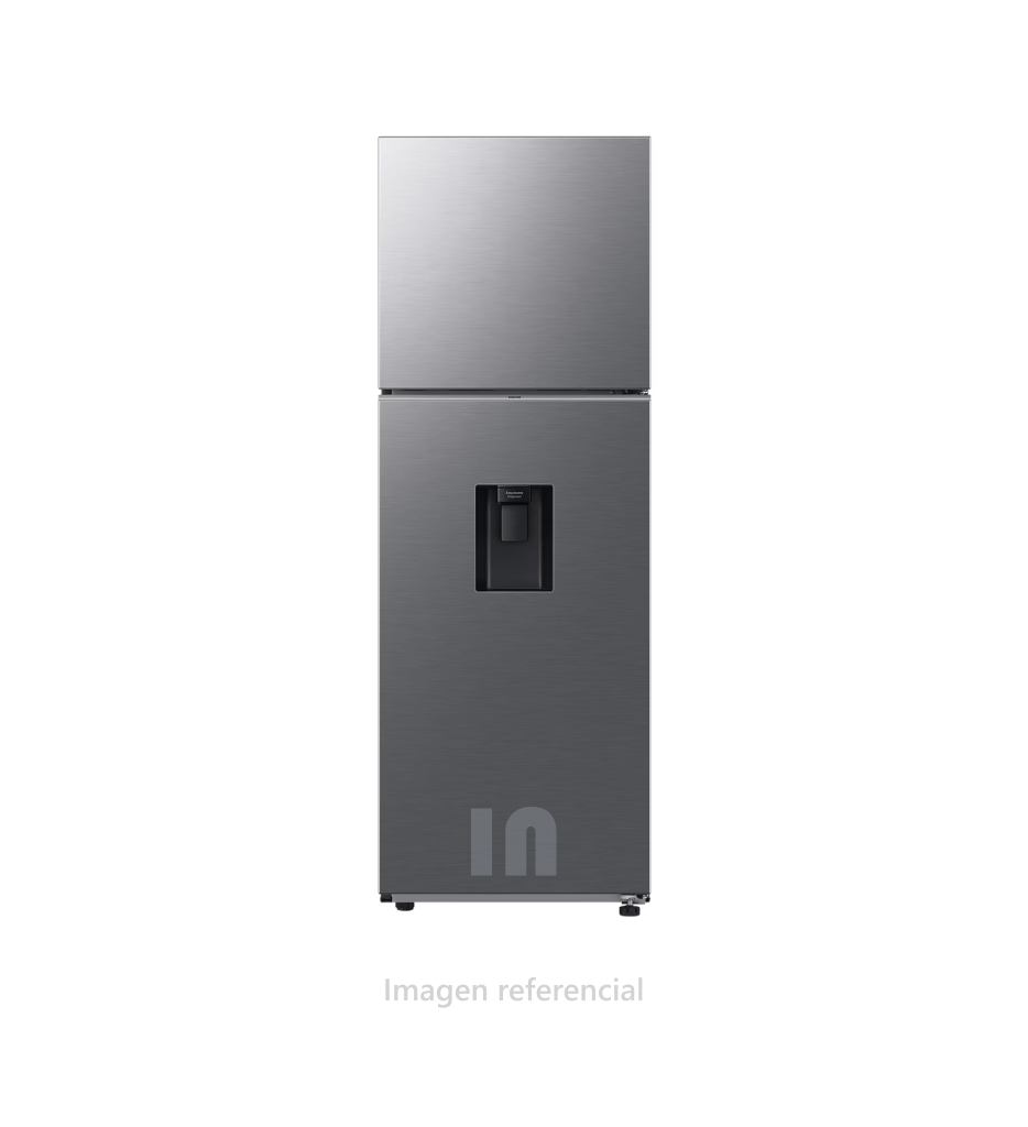 Refrigeradora samsung 301l top mount freezer silver RT31DG5220S9, dispensador de agua, plateado.