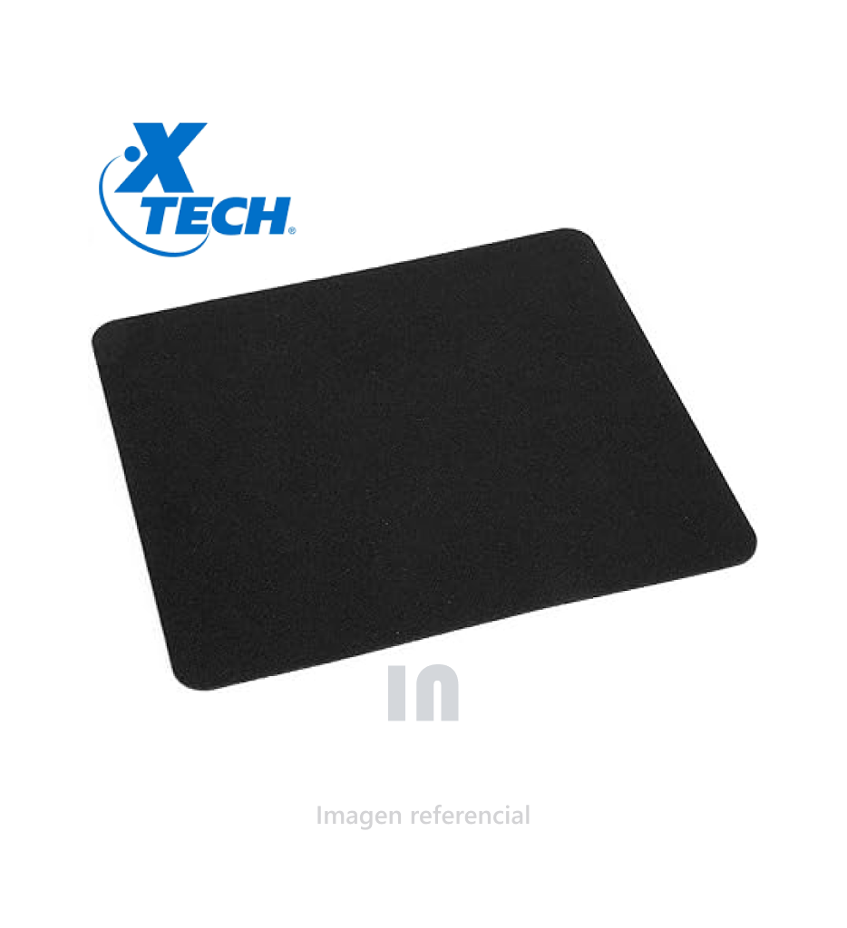 Xtech Mouse Pad Generic Black 24 X 22 CM.