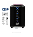 UPS CDP R-UPR1008i, Interactivo, 1000VA/500W, 220V, Respvisualaldo de hasta 4 horas para routers y 40 min para PC
