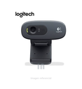 Cámara Web Logitech C270 HD 720p, Micrófono Integrado, Color Negro