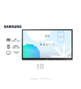 Pizarra Interactiva Samsung Serie WAD de 85", Pantalla Táctil IR, 60Hz, Resolución 3840x2160, Altavoces 15W x 2