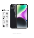 iPhone 14 128GB, 6GB RAM, cámara principal 12MP + 12MP, frontal 12MP, 6.1", color negro, azul.