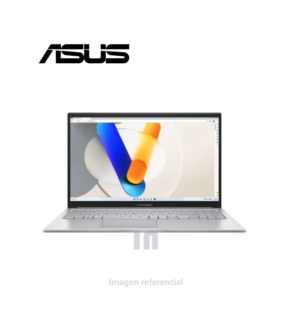 Laptop Asus Vivobook X1504ZA-NJ339W Core I5 1235U 8GB, 512GB 15,6 FHD, plateado.