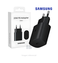 Adaptador de Corriente Samsung Travel, 25W, USB-C, Negro
