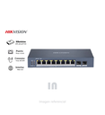 SWITCH ADMINIS 8 POE ALL 1000M (1G) + 2 UP RJ45 GIGABITE - 110W HK-DS-3E1510P-EI.
