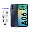 Smartphone Samsung Galaxy A06, 6.7", 4GB RAM, 128GB ROM, Cámara 50MP, negro.