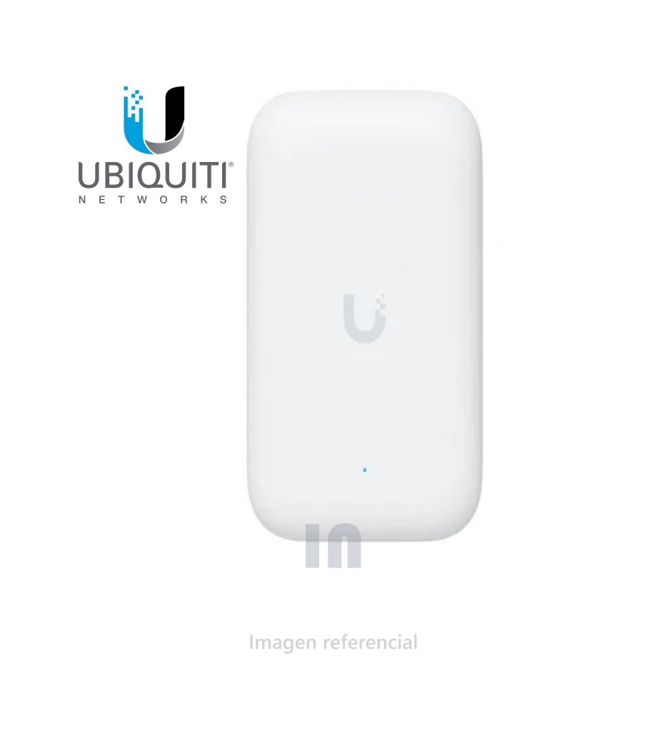 Access Point UniFi UK Ultra Navaja Suiza WiFi 5, MU-MIMO 2x2, instalación flexible, antena omnidireccional integrada, (2) conectores RP-SMA para antenas externas, para interior o exterior (IPX6)