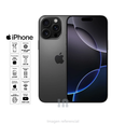 iPhone 16 Pro Max, 6.9", 256GB, 8GB RAM, Cámaras 48MP, 12MP, 12MP, A18 Pro Bionic, 33 h Batería, Black Titanium