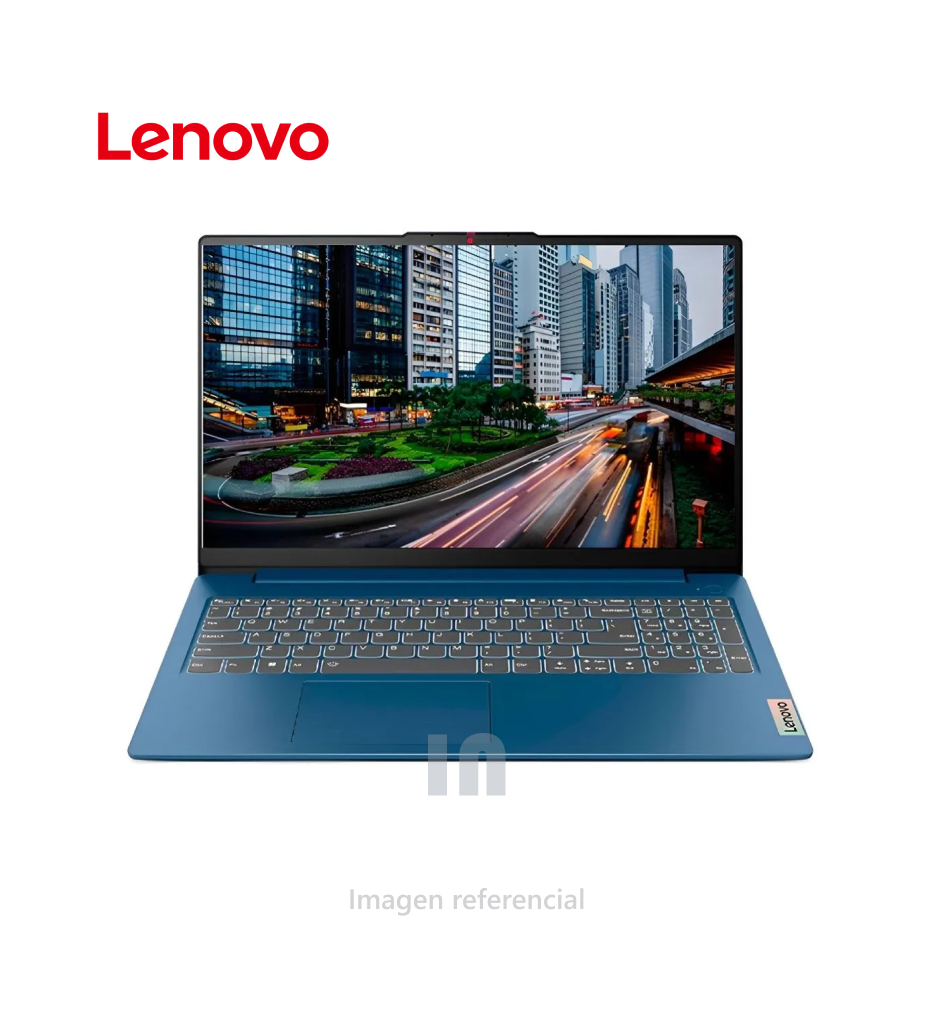 Laptop Lenovo IdeaPad Slim 3 15IRH8 pantalla de 15.6 pulg full HD, procesador Intel i5-13420H, Memoria RAM 16Gb LPDDR5, Disco Solido 512Gb SSD.