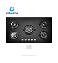 Encimera a gas Indurama 5 hornillas EGI-905VDNEG, negro.