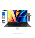 Notebook ASUS Vivobook 16, 16" WUXGA IPS, Core i7 12700H 4.7GHz, 16GB DDR4, rom de SSD de 512 GB PCIe 3.0, negro.