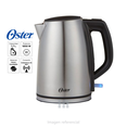 Hervidor eléctrico Oster BVSTKT673SS 1.7 Litros Plateado, 1850w, base de alimentación de 360°.