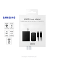 Cargador Samsung 45W con Cable Tipo C a C - A55 A35 S22 S23 S24 Ultra.
