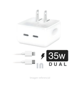 ADAPTADOR 35W CARGADOR PARA IPHONE USB-C