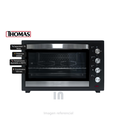 HORNO ELÉCTRICO THOMAS 75L TH-75N01, GRILL, TIMER DE 120 MIN APAGADO AUTOMATICO, FUNCION DE DESCONGELAR, POTENCIA DE 2200W.