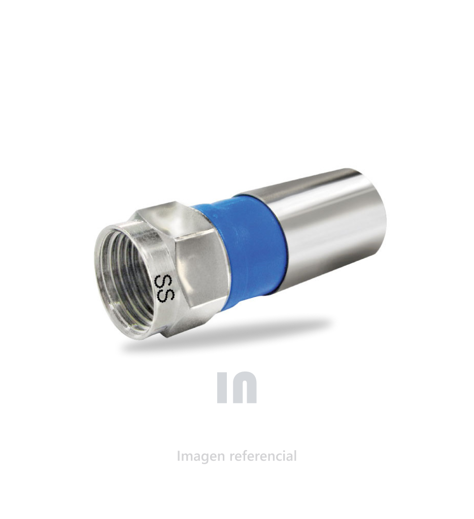 Conector F RG6 Rosca / Scientific Satellite