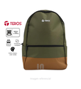 Mochila TEROS TE-ACS9021MG, poliéster, soporta NBs de hasta 15.6", verde militar + marrón.