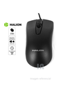 Mouse lancer ha-m813, conector usb, 1000 dpi, 3 botones, cable de 1.5mt, negro.