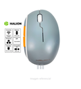 MOUSE HALION LEYTON DUAL HA-M205D INALAMBRICO -BT RECARGABLE, BATERIA DE 300MAH.