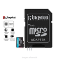 Memoria Flash microSDXC Kingston Canvas Go! Plus, 64GB con adaptador SD.