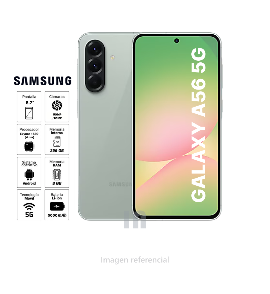 SAMSUNG GALAXY A56 5G SM-A566E/DS 8GB RAM, 256GB ROM.